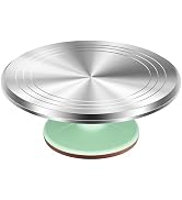 Kootek Aluminium Alloy Revolving Cake Stand 12 Inch Rotating Cake Turntable for Cake, Cupcake Dec...