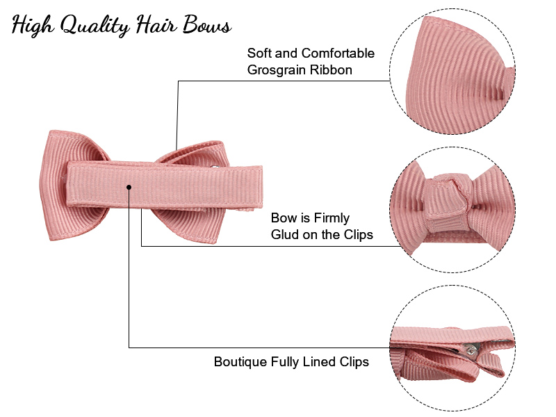 Bow Hair Clips