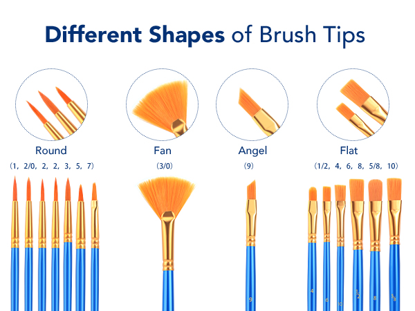 Acrylic Paint Brush Set 2