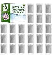 Green Piece 24 Pack Distiller Filters – Activated Charcoal Carbon Sachets (Made in USA) | Odor &...