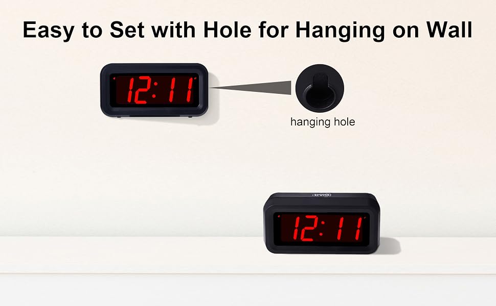 alarm clock battery operated