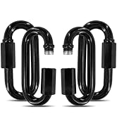 3.5" Chain Quick Links, 4Pcs 3/8" Heavy Duty Carabiner, 2500 LBS Capacity, High Strength Anti-Rus...