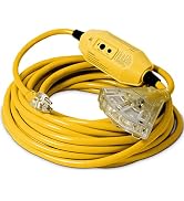 yellow jacket extension cord 6' extension cord heavy duty 50 ft 12-gauge extension cord