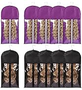 10 PCS Hair Extension Storage Wig Bags Storage with Hanger Wig Storage Bags Wig Bag Hair Extensio...