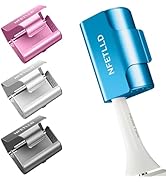 NFETLLD Aluminum Alloy Toothbrush Cover Cap, Long-lasting Toothbrush Head Covers Travel Toothbrus...