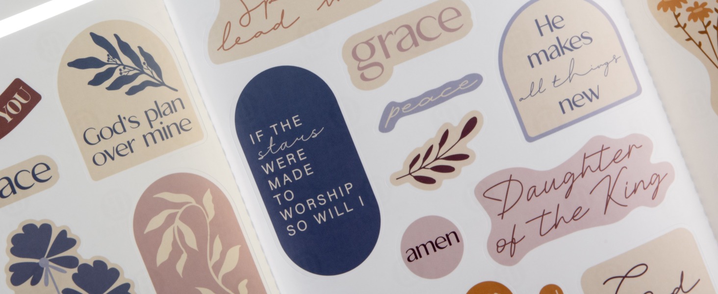 DiverseBee Christian Stickers
