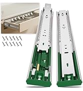 Ubisin 6 Pairs Soft Close Drawer Slides 22 Inch, Full Extension Heavy Duty Ball Bearing Cabinet R...