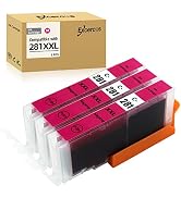EXCERCUS CLI281 CLI-281 XXL Magenta Ink Cartridge Replacement for Canon CLI-281XXL Magenta Work w...