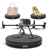 YVV Black 13.8in Rotating Display Stand, USB Powered 360 Rotating Turntable, Electric Turntable D...