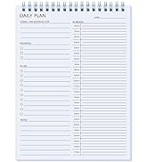 24 Hour Daily Planner - Daily To Do List for Work & Personal Life, Productivity Planner, Everyday...