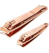 firiKer Nail Clippers with Nail File,Fingernail Clipper,Toe Nail Clippers | Nail Clipper Set ( Ro...