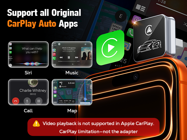 Mini Wireless CarPlay Adapter for iPhone