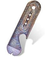 Hamans Pry Bar Bottle Opener Multi Tool 3.07" Nail Puller Box Opener with Tritium Tube Slot Desig...