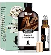 Sandalwood Essential Oil-Sandalwood Fragrance Oil 8.33oz (250ml)-100% Pure Natural Scent for Diff...