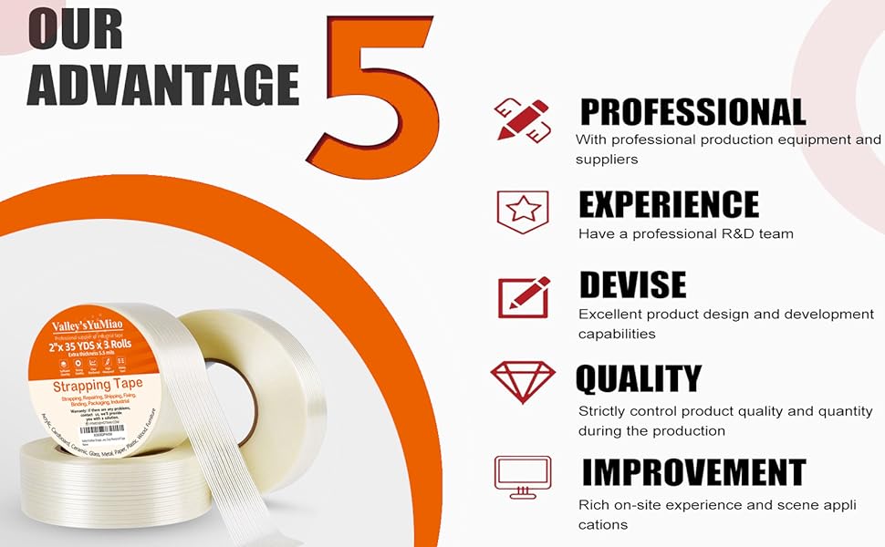 Main A2 strapping filament fiberglass Reinforced tape