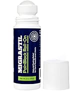 Migrastil PainBlock Roll-On, 3 oz - Topical Roll-On for Muscle Aches, Cramps, Joint & Nerve Disco...