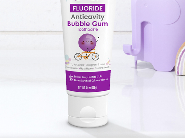 Kids Fluoride Bubble Gum header 2mob