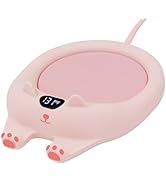 PUSEE Mug Warmer,Coffee Warmer for Desk Candle Warmer Auto Shut Off,Coffee Cup Warmer with 3 Temp...