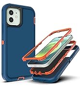 YmhxcY for iPhone 12 Case & iPhone 12 Pro Phone Case Shockproof Dropproof Dust-Proof Drop Proof 3...