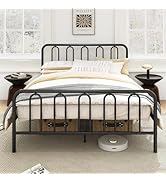 Giantex Queen Size Metal Platform Bed Frame, 14-Inch Heavy-Duty Bed Frame with Headboard and Foot...