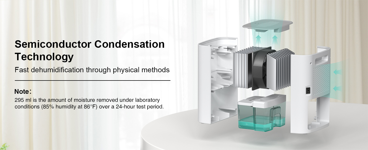 advanced dehumidifier with semiconductor condensation technology