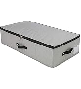 AMJ 29.5"*15"*7", Blanket, Duvets, Winter Clothes Storage Box for Under Bed, Top Wardrobe Organiz...