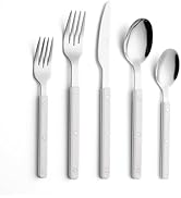 ANNOVA Silverware Set, Retro/Rivet Colorful Stainless Steel Tableware Kitchen Flatware Set Utensi...