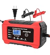 AIYONFEI 6A Car Battery Charger 12V Smart Battery Maintainer Trickle Charger and Battery Desulfat...