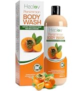 Healov Persimmon Body Wash for Body Odor Control – Purifying Deodorizing Soap for Eliminating Non...
