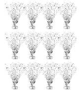 Metallic Foil Spray Centerpiece Star Table Decoration, Gold Centerpieces for Tables Wedding Birth...