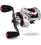 Sougayilang Baitcasting Reel – Lightweight Graphite Frame – 9 + 1 Anti-Reverse Ball Bearings, 8.0...