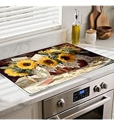 BSFHH Heat-resistant Stove Top Cover - 28.5" X 20.5" Cooktop Protector Covers, Scratch-resistant ...