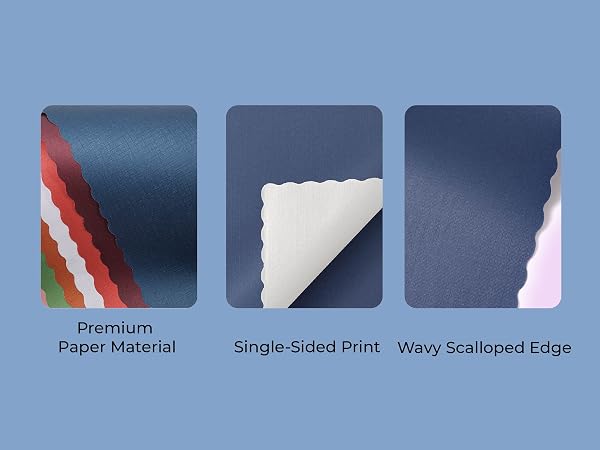 Wavy Scalloped Edge