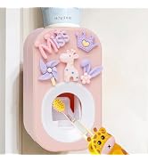 Automatic Kid Toothpaste Dispenser for Shower,Toothpaste Squeezer for Kids & Family, is Wall Moun...