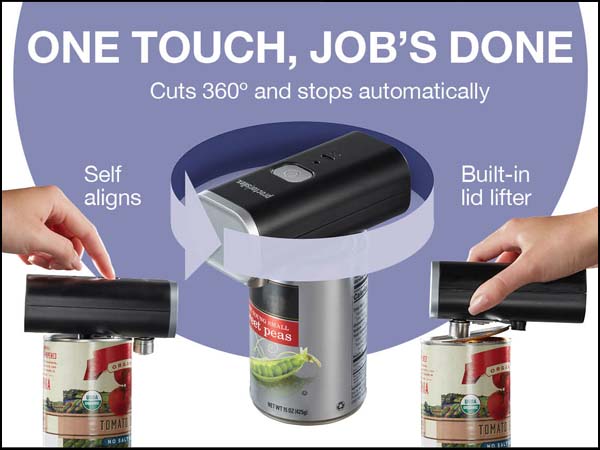 cordless can opener