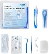Travel Braces Care Kit - 7-Piece Orthodontic Essentials for On-The-Go Cleaning, Dental Tools for ...