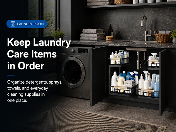 laundry room storage organizer