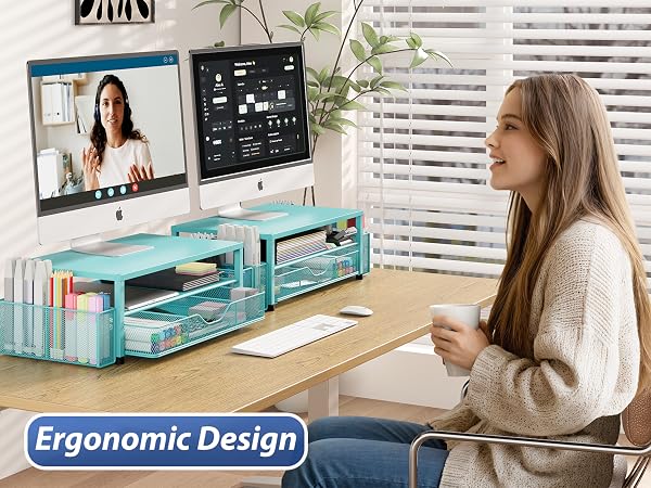 monitor stand for desk organizers and accessories computer stand riser office organization desktop