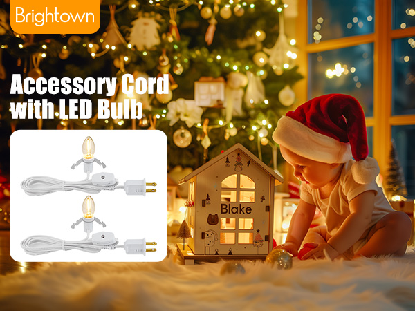 Accessory Cord with LED Bulb