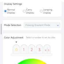 Display settings