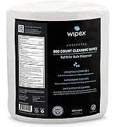 Wipex Gym Wipes Refill - 800ct Hand Sanitizing Wipes with Safe Plant Based Cloth, Commercial Size...