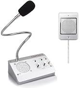 LiwCho Dual-Way Window Intercom,Window Speaker System,Anti-Interference Intercommunication Microp...