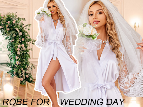 silk robe for women