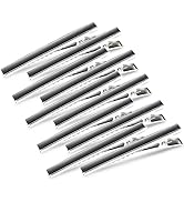 Teenitor Alligator Hair Clips With Teeth, Alligator Clips For Hair Bows, 10pcs Silver Metal Hair ...