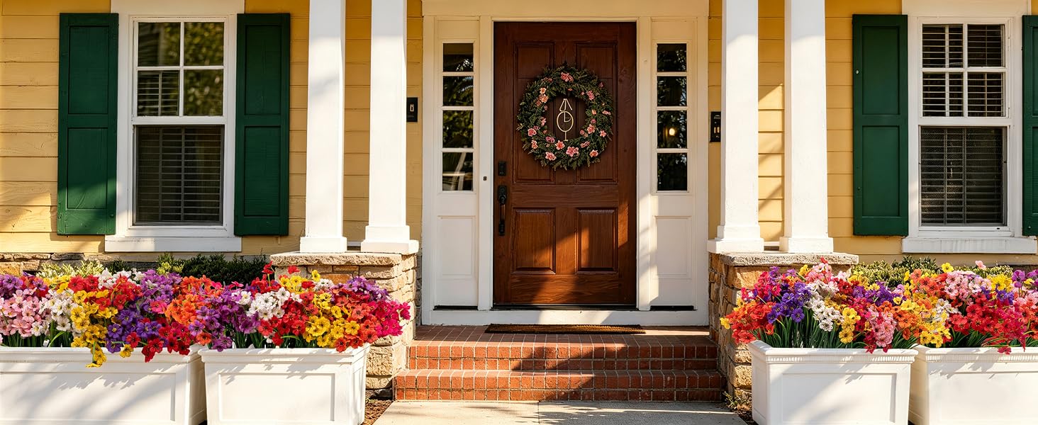 Artificial Flowers for Outdoors