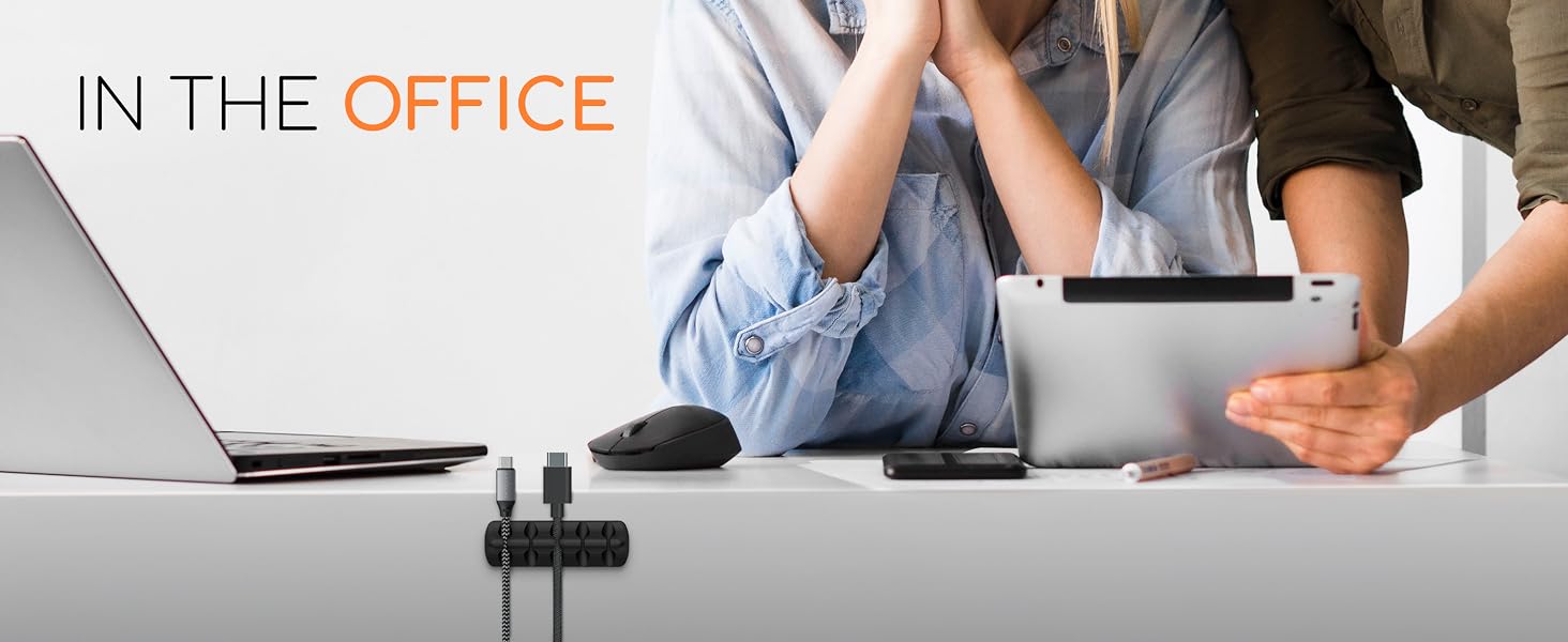 In the office