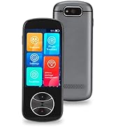 ASHATA Smart Voice Photo Translator,127 Languages Instant Touchscreen 2 Way WiFi Translation Devi...