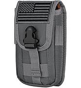 IronSeals Tactical Phone Holster Pouch, Tactical Smartphone Pouch Case Utility EDC Pack Molle Att...
