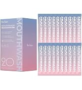 Travel Size Mouthwash,Peach Flavored Mini Mouthwash Travel Size for Fresh Breath,Individual Packa...