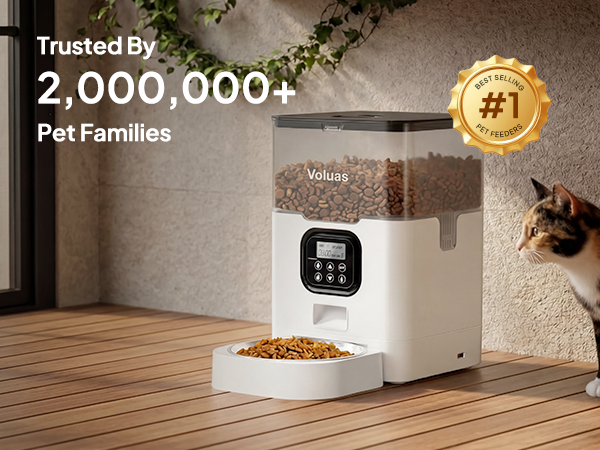 VOLUAS Automatic Cat Feeders